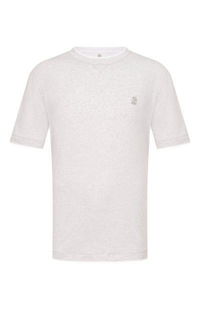 Мужская хлопковая футболка BRUNELLO CUCINELLI, арт. M0B137451G