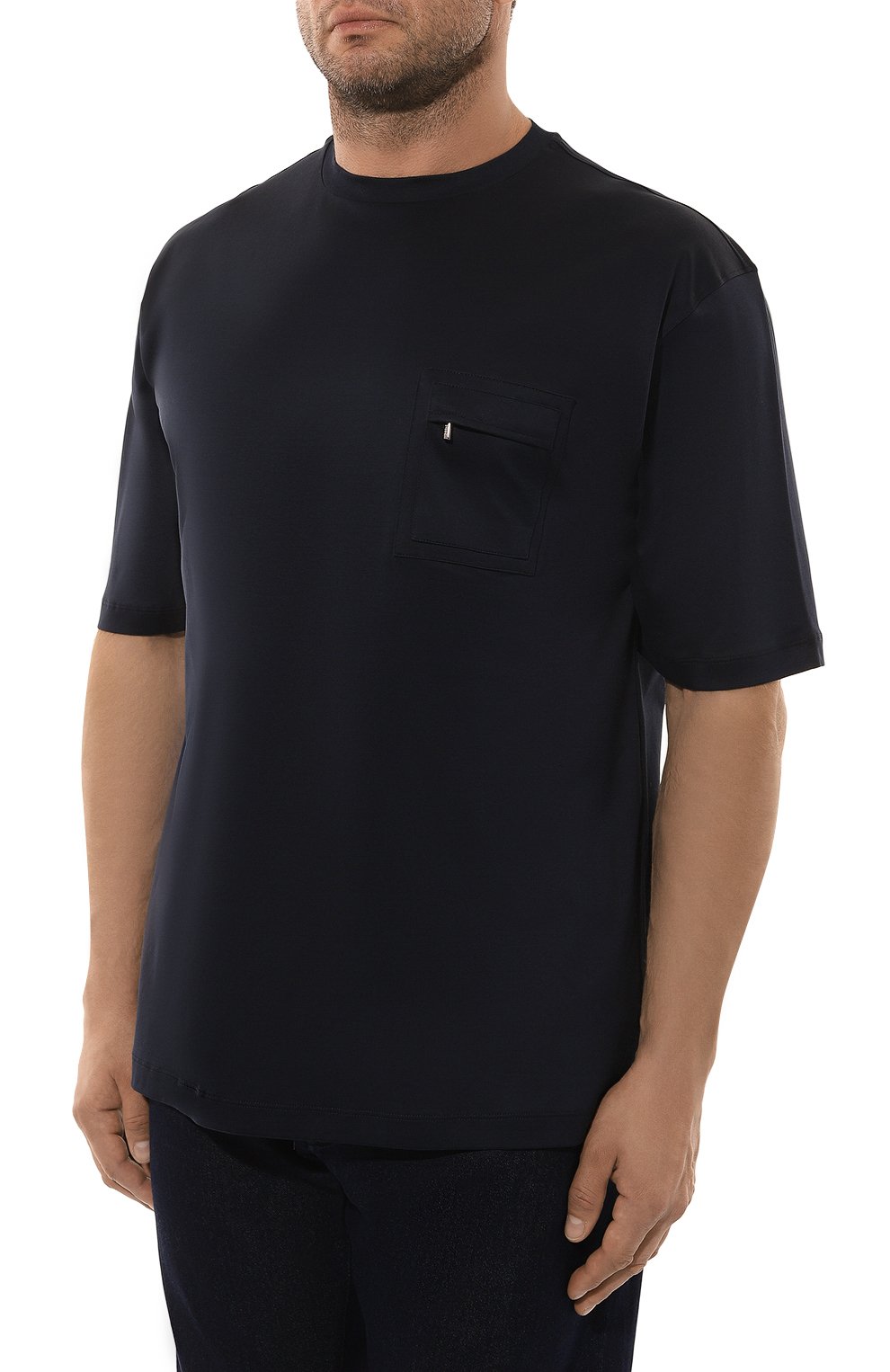 Хлопковая футболка ZILLI, арт. TSR001M0110VZP000/64, фото 3