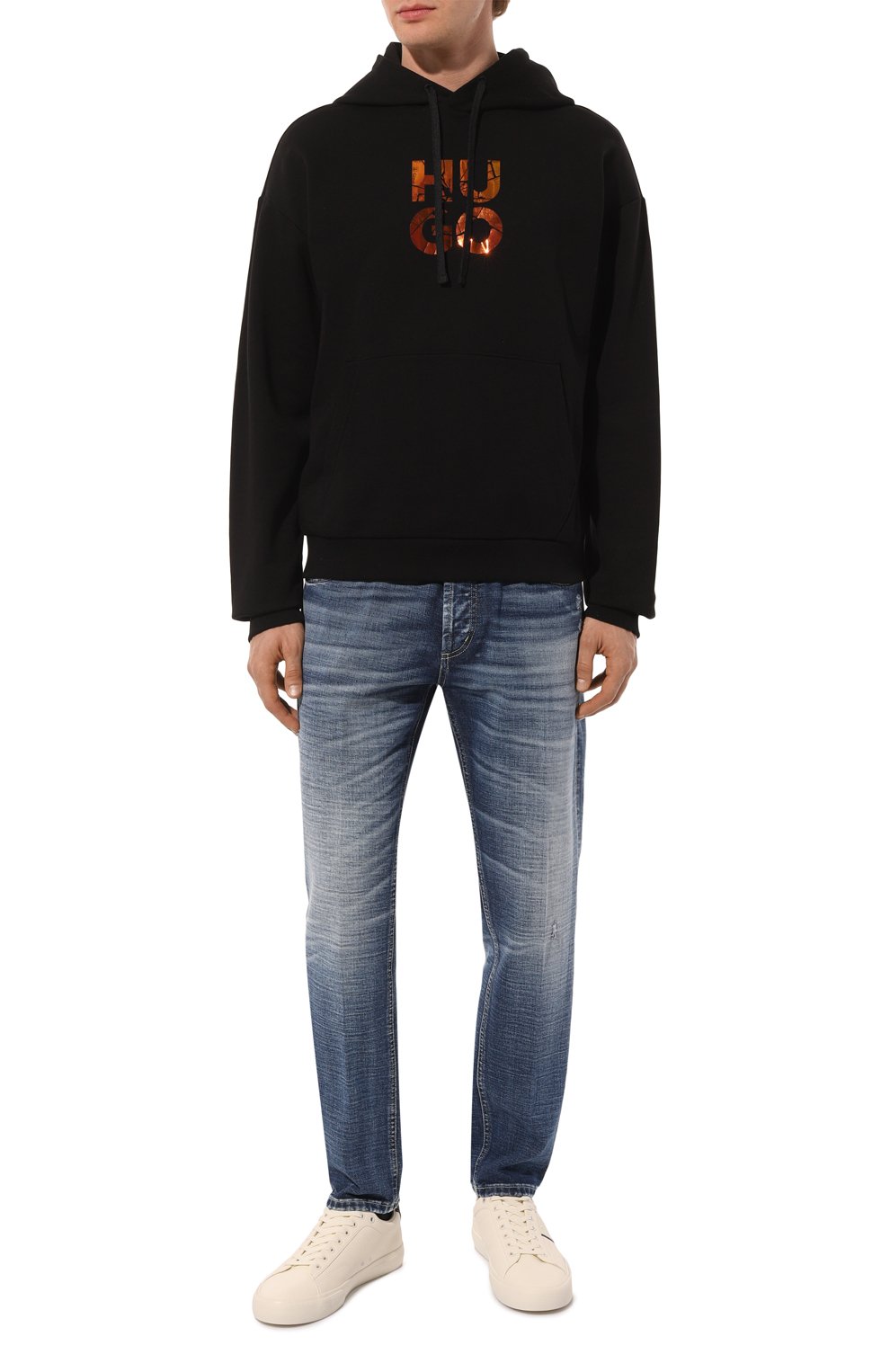 Хлопковое худи HUGO, арт. 50522119, фото 2