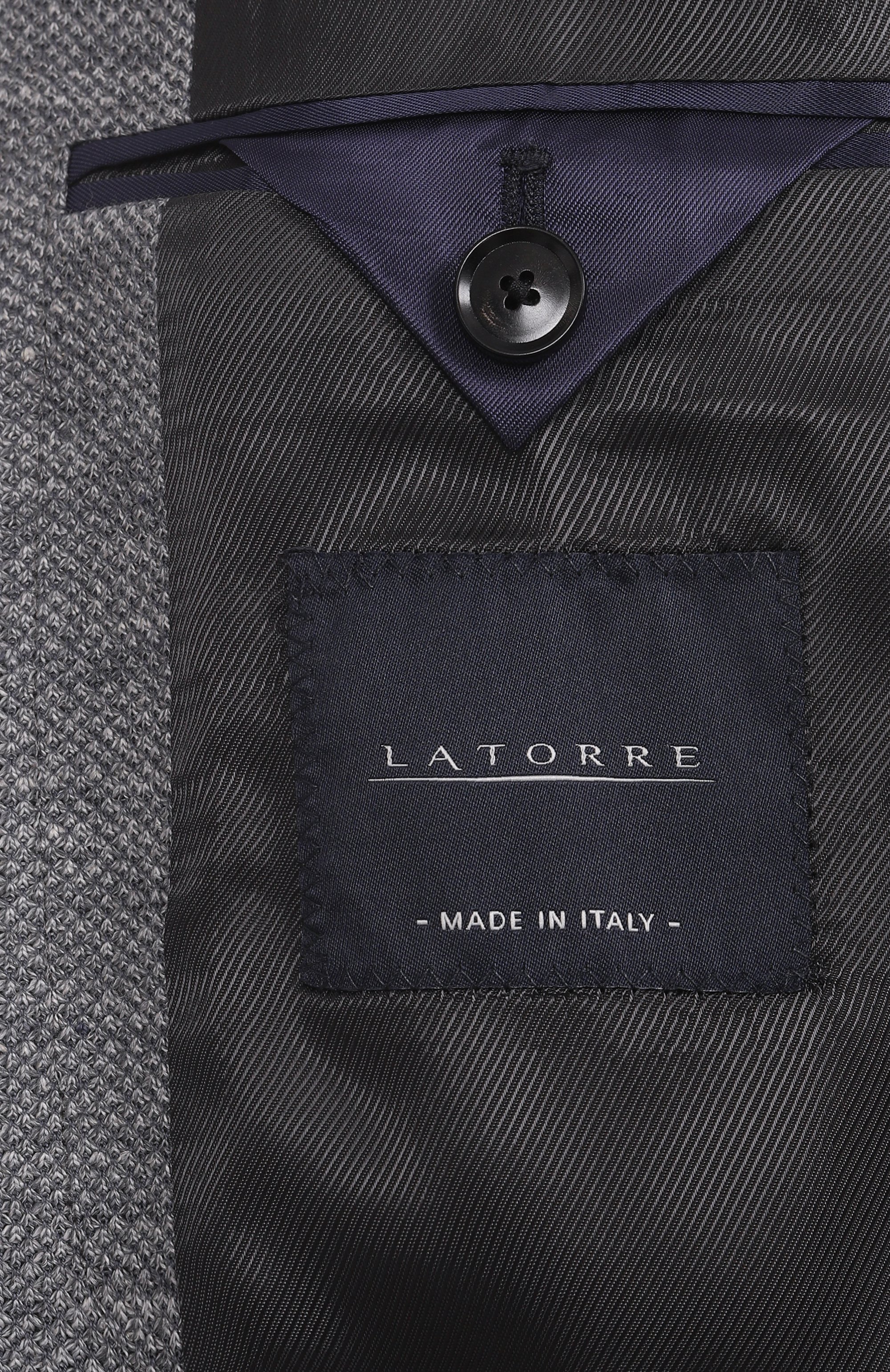 Пиджак изо льна и хлопка SARTORIA LATORRE, арт. JEF74/JH163, фото 9