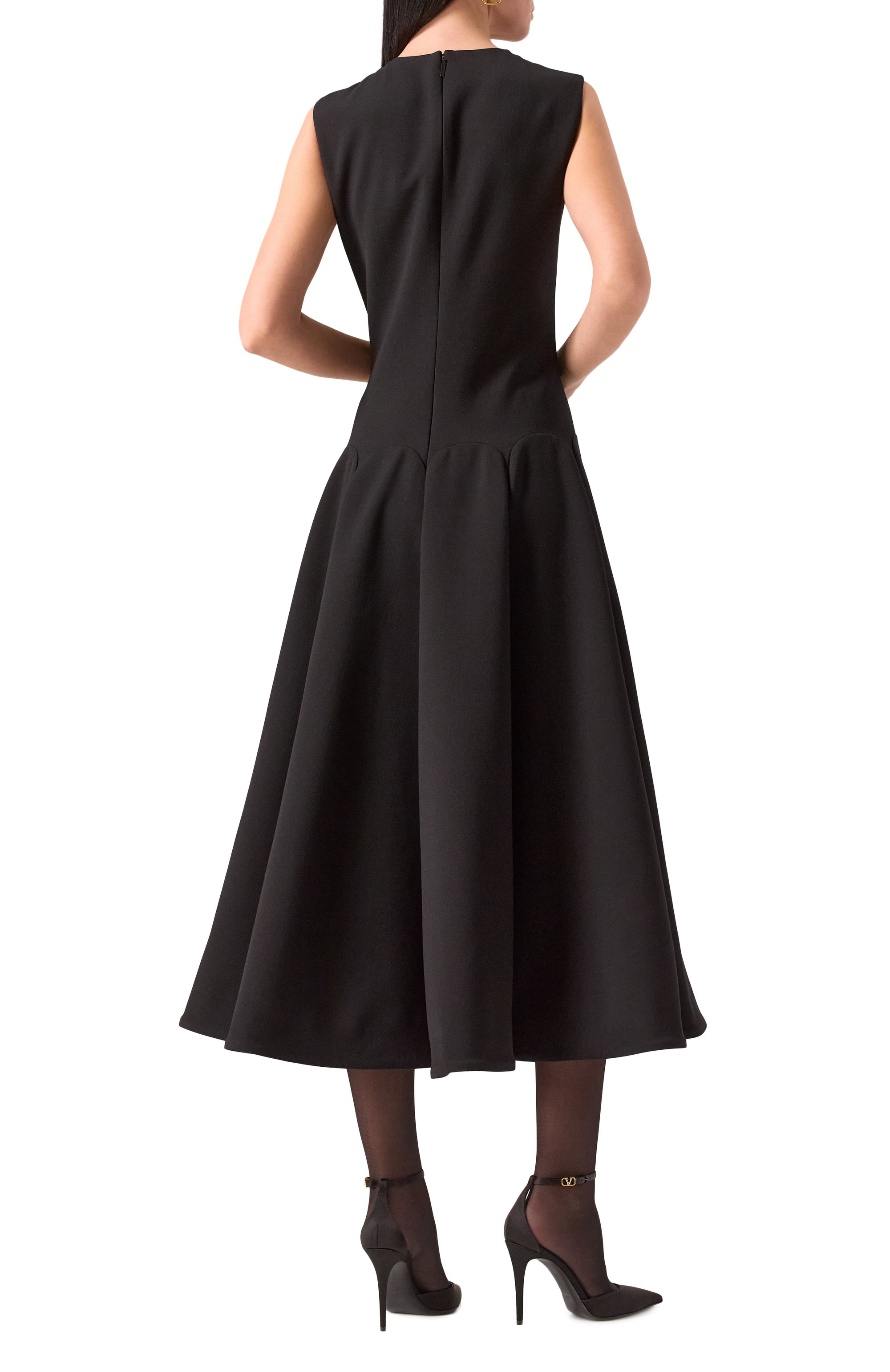 Шерстяное платье VALENTINO, арт. 5B0VABA58WM, фото 4