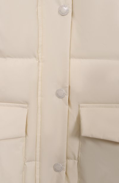Пуховая парка YVES SALOMON ENFANT кремового цвета по цене 83100 руб., арт. 25WEM912XXD0XW/6A, фото 3 Пуховая парка YVES SALOMON ENFANT, арт. 25WEM912XXD0XW/6A, фото 3