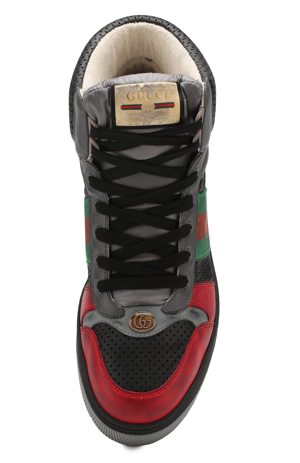 Кожаные кеды screener GUCCI, арт. 563485/02J50, фото 5