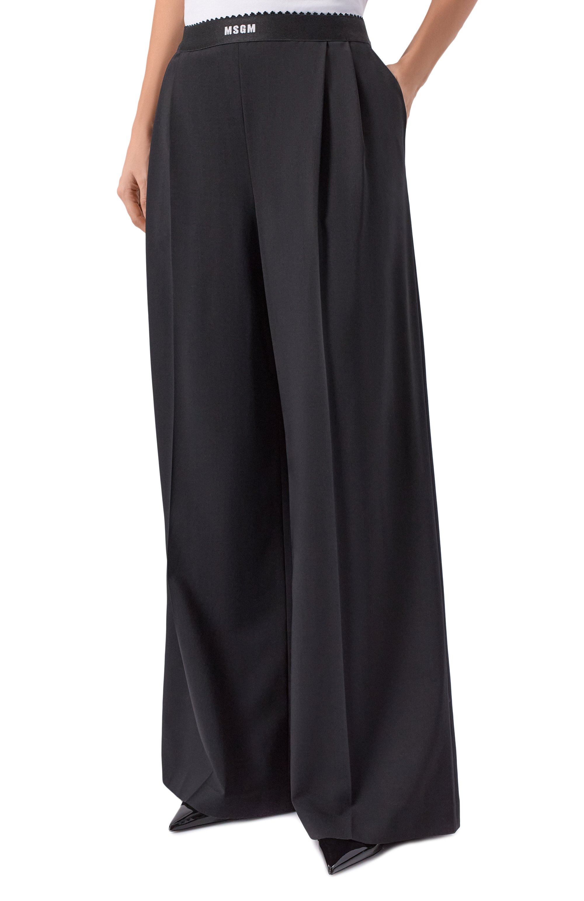 Шерстяные брюки MSGM, арт. 4041MDP13/267100, фото 3