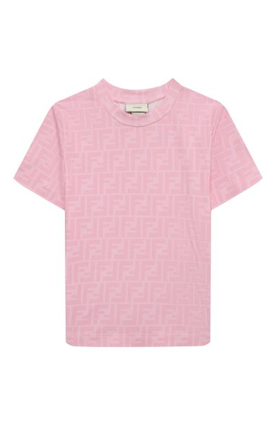 Хлопковая футболка FENDI, арт. JFI316/AQSY/8-12+, фото 1