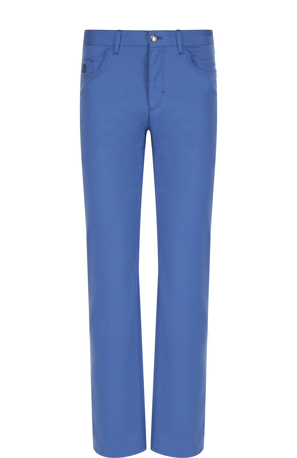 Брюки прямого кроя из смеси хлопка и кашемира ZILLI, арт. M0P-00084-C0CA1/R001, фото 1