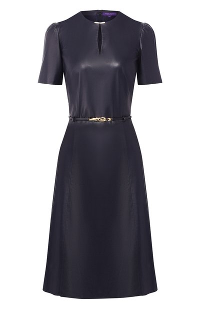 Женское кожаное платье с поясом RALPH LAUREN, арт. 290740160