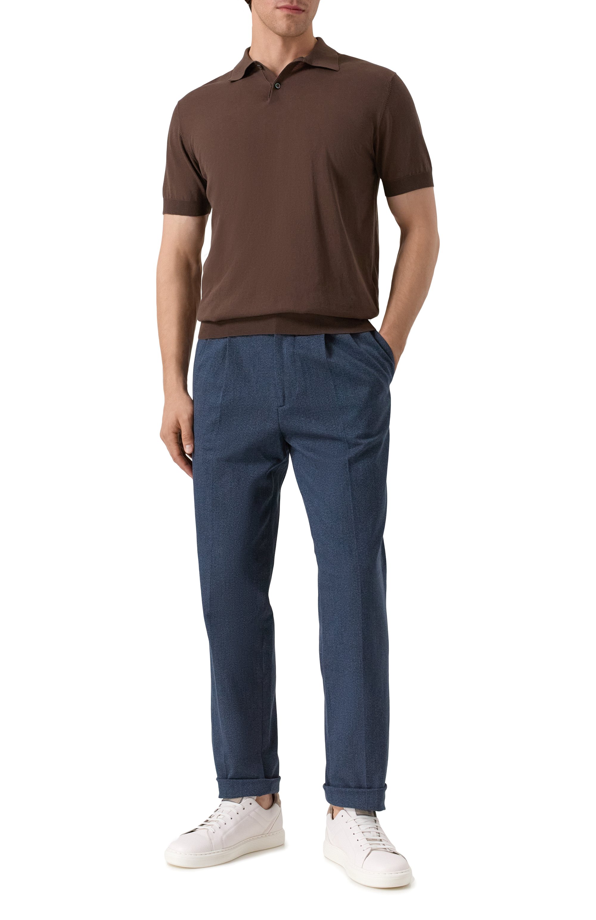 Хлопковое поло L.B.M. 1911, арт. 6410/59043, фото 2