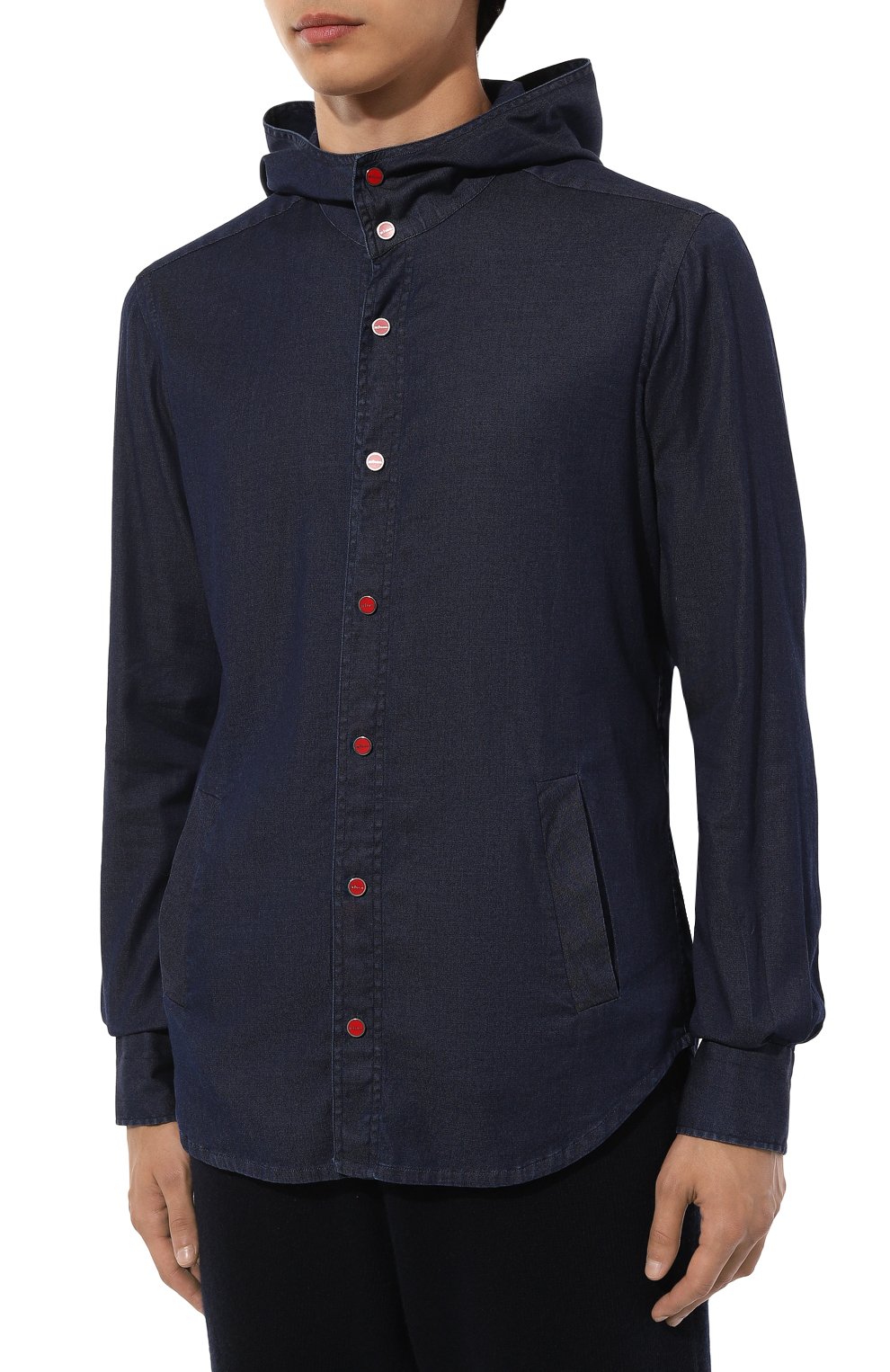 Хлопковая рубашка KITON, арт. UMCMARH08859, фото 3