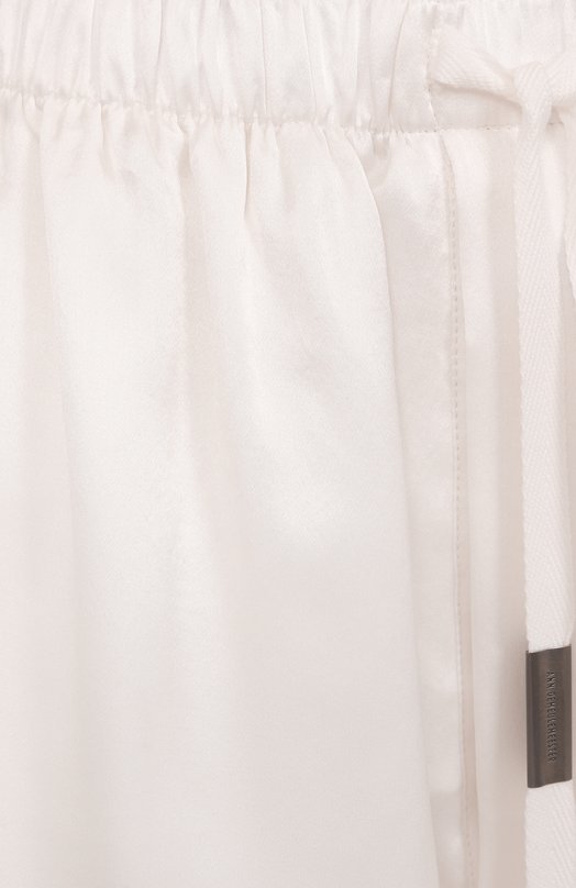 Атласные шорты Ann Demeulemeester B0012473/FA624 Белый  B0012473/FA624 Фото 6