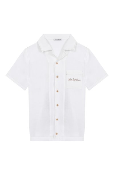 Льняная рубашка DOLCE & GABBANA, арт. L44S24/FU4LH/8-14