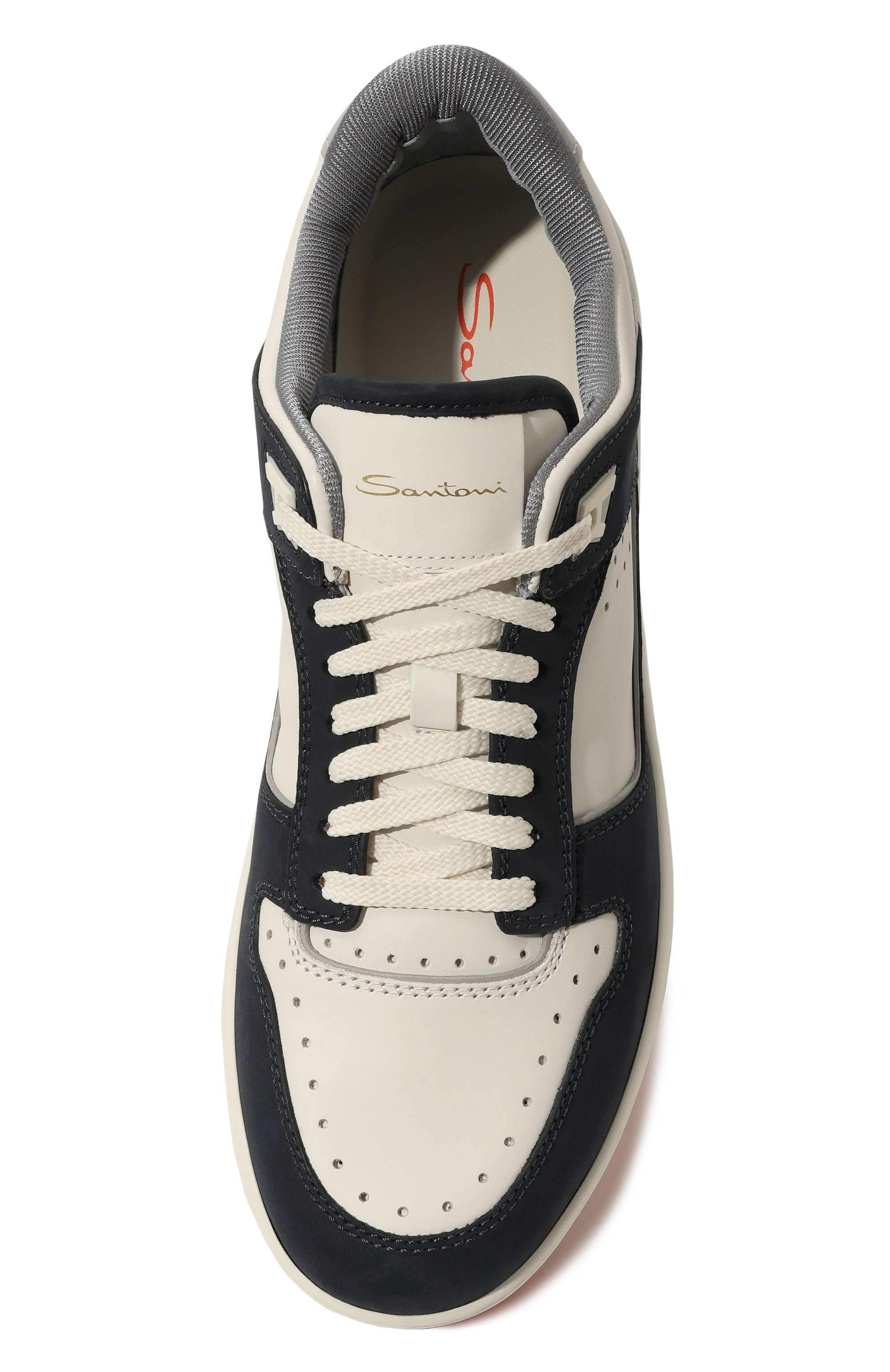 Кожаные кеды sneak-air SANTONI, арт. MBSA21865BARHSZ8, фото 6