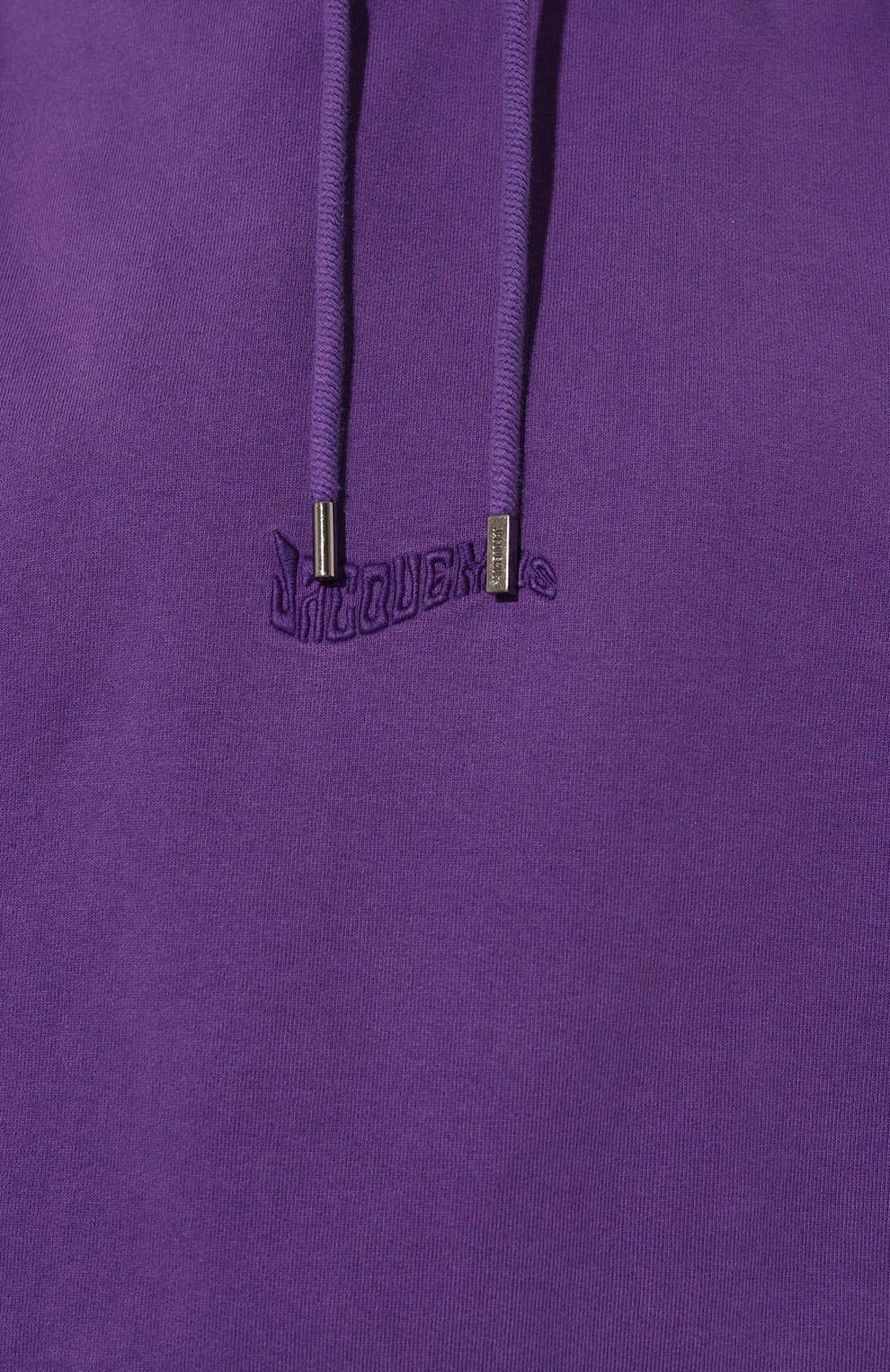 Хлопковое худи JACQUEMUS фиолетового цвета по цене 39950 руб., арт. 22H226JS053-2087, фото 5 Хлопковое худи JACQUEMUS, арт. 22H226JS053-2087, фото 5