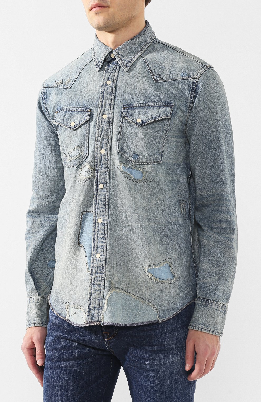 Джинсовая рубашка RRL, арт. 782725899, фото 3