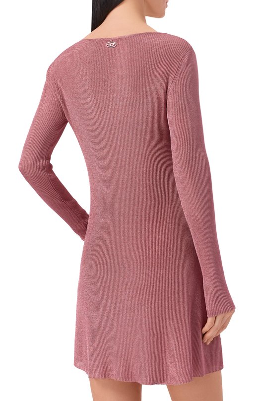 Платье из вискозы Diesel A20873/0ALBL Розовый  A20873/0ALBL Фото 3