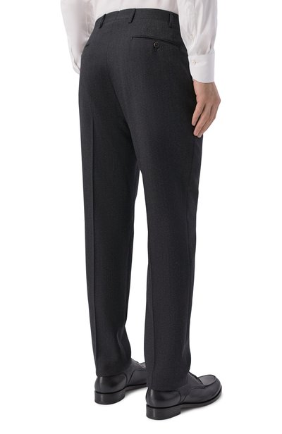 Шерстяные брюки CORNELIANI темно-серого цвета по цене 59950 руб., арт. 285B01/2A18348, фото 4 Шерстяные брюки CORNELIANI, арт. 285B01/2A18348, фото 4
