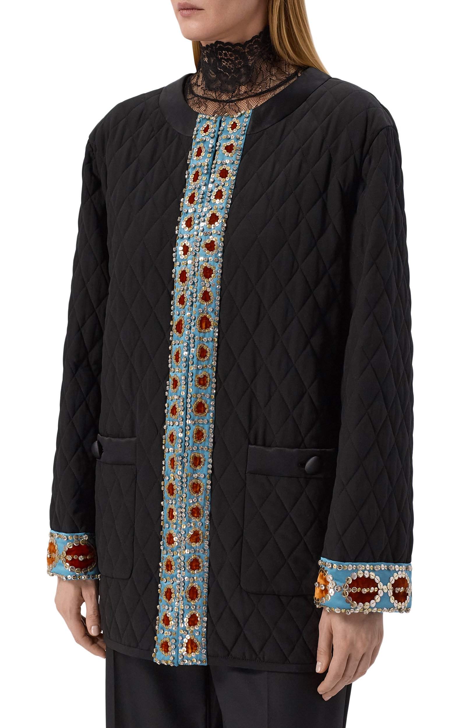 Шелковая куртка VALENTINO, арт. 9B3CL03A/21B, фото 3