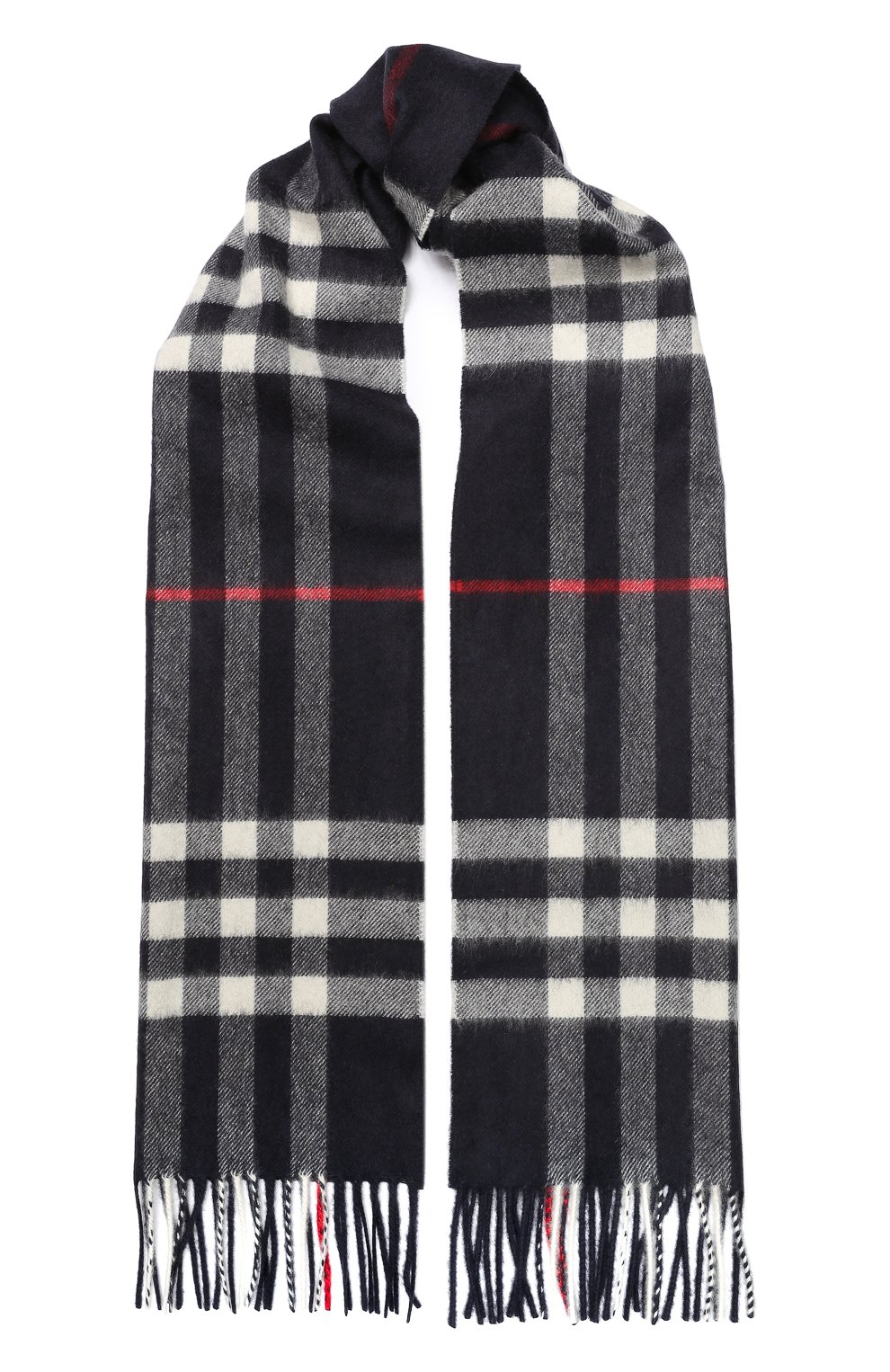 Кашемировый шарф BURBERRY синего цвета по цене 55400 руб., арт. 3993734, фото 1 Кашемировый шарф BURBERRY, арт. 3993734, фото 1