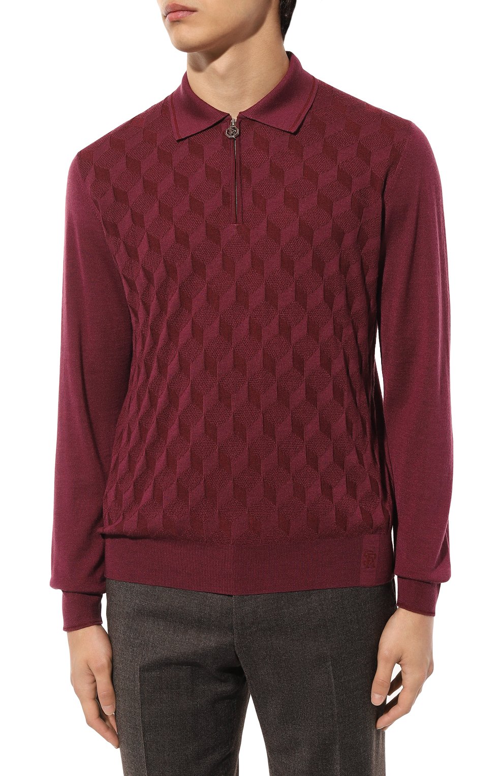 Поло из шерсти и шелка STEFANO RICCI, арт. KE08001P30/E23371, фото 3