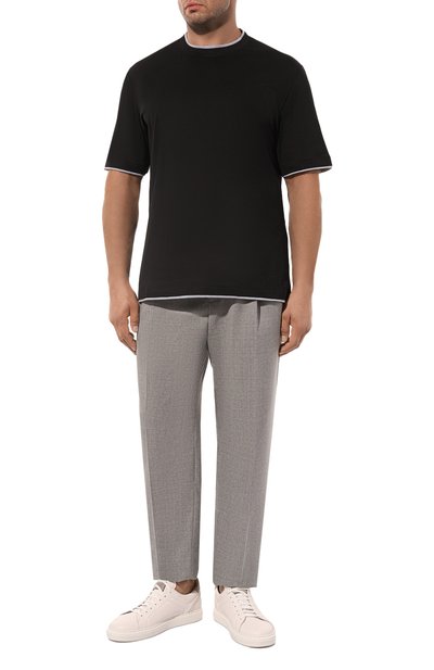 Хлопковая футболка BRUNELLO CUCINELLI, арт. M0B137427W, фото 2