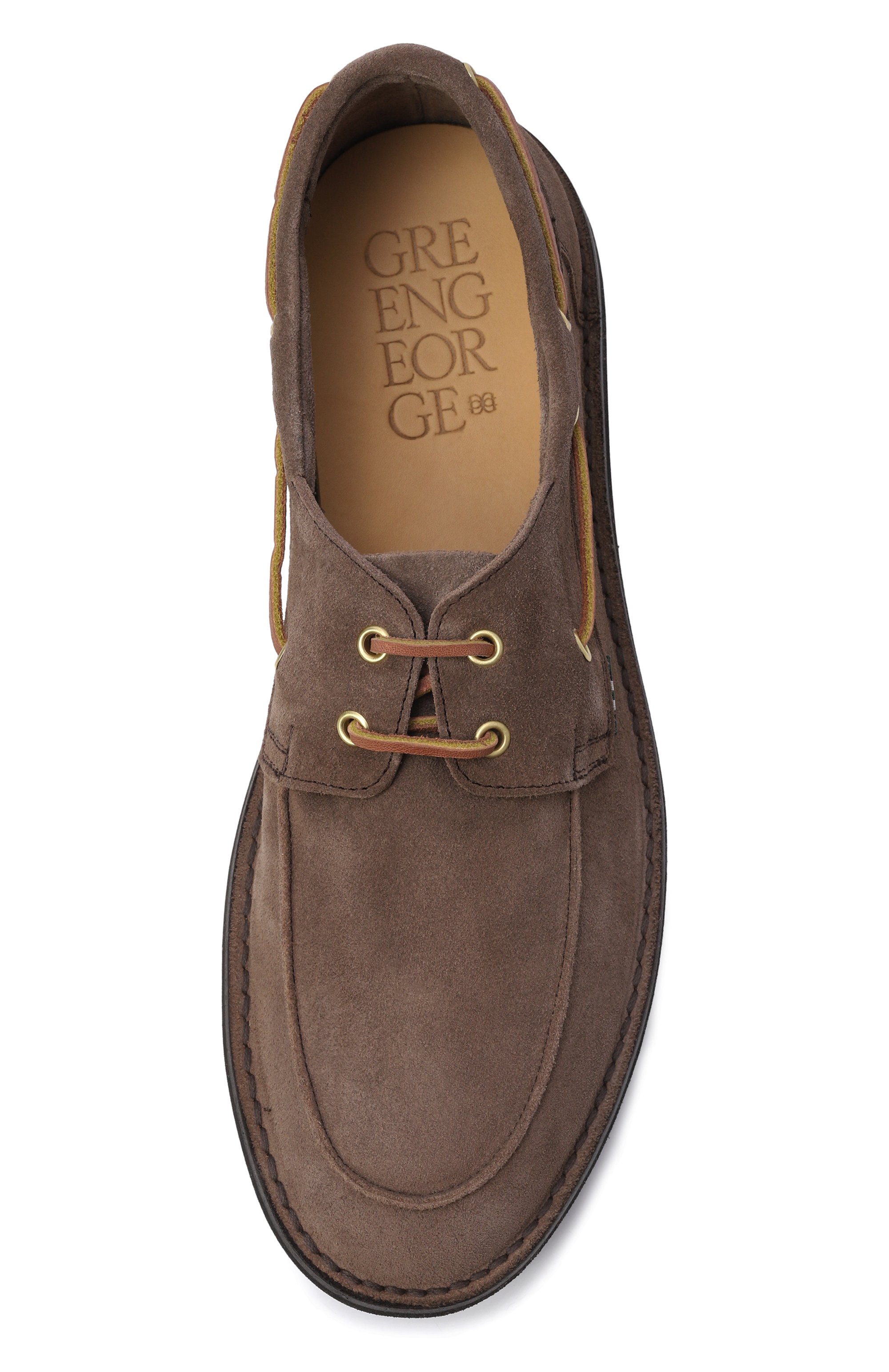 Замшевые топсайдеры GREEN GEORGE, арт. 1011/LIGHT, фото 5