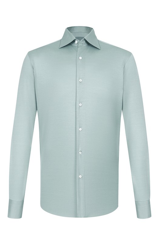 Хлопковая сорочка MVST SLIM/GABRIELLE/R0UND/1628-JERSEY (INTERL0CK) Зелёный SLIM/GABRIELLE/R0UND/1628-JERSEY (INTERL0CK)