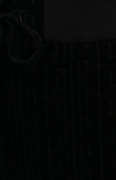 Хлопковые брюки BALMAIN черного цвета по цене 94750 руб., арт. VF20B010/B090, фото 5 Хлопковые брюки BALMAIN, арт. VF20B010/B090, фото 5
