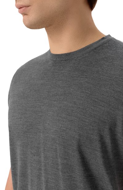 Шерстяной джемпер CORNELIANI темно-серого цвета по цене 63650 руб., арт. 28M525/2A25126, фото 5 Шерстяной джемпер CORNELIANI, арт. 28M525/2A25126, фото 5