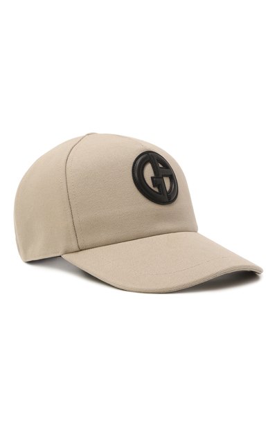 Мужская хлопковая бейсболка GIORGIO ARMANI, арт. GM001048/AF15165