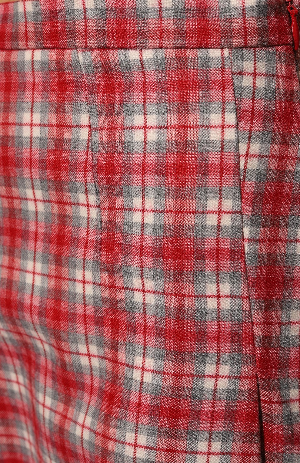 Шерстяная юбка VIKA GAZINSKAYA, арт. W-23-FW-201832-WOOL-RED, фото 5