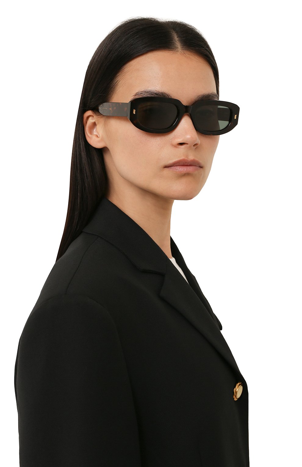 Солнцезащитные очки GAST коричневого цвета по цене 22300 руб., арт. AMI CLASSIC HAVANA 02, фото 2 Солнцезащитные очки GAST, арт. AMI CLASSIC HAVANA 02, фото 2