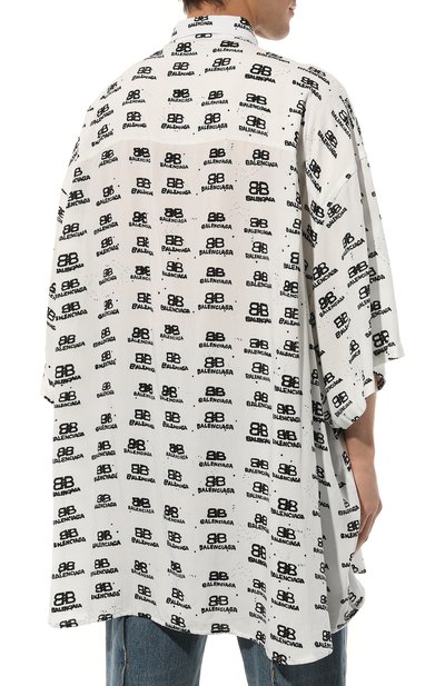 Рубашка из вискозы BALENCIAGA, арт. 725382/TNL88, фото 4