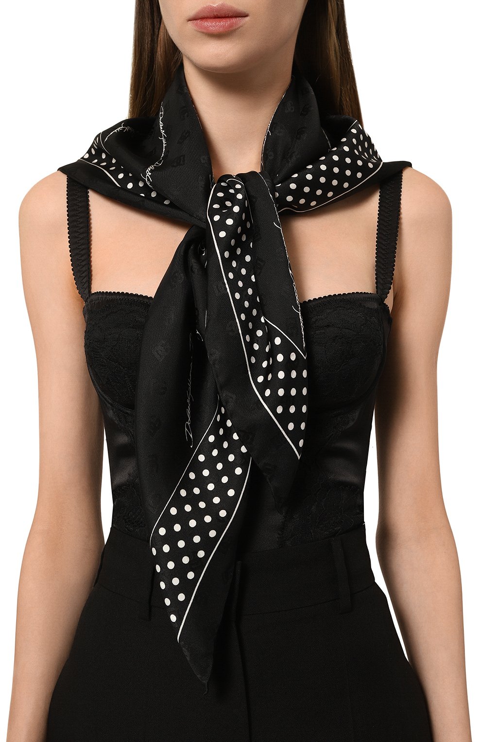 Шелковый платок DOLCE & GABBANA, арт. FN090R/GDCQM, фото 2