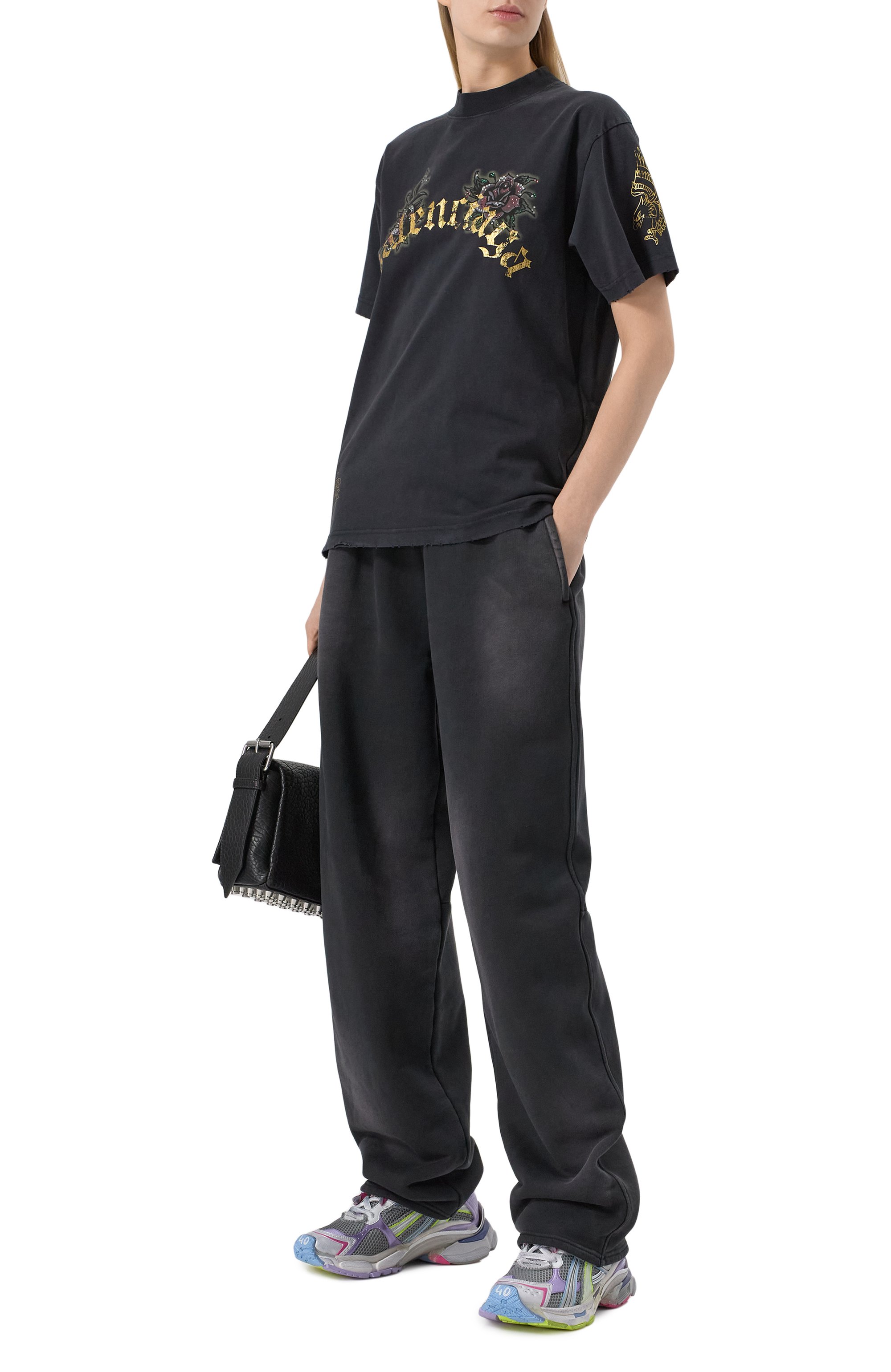 Хлопковые брюки ALEXANDERWANG.T, арт. 4CC1254406, фото 2