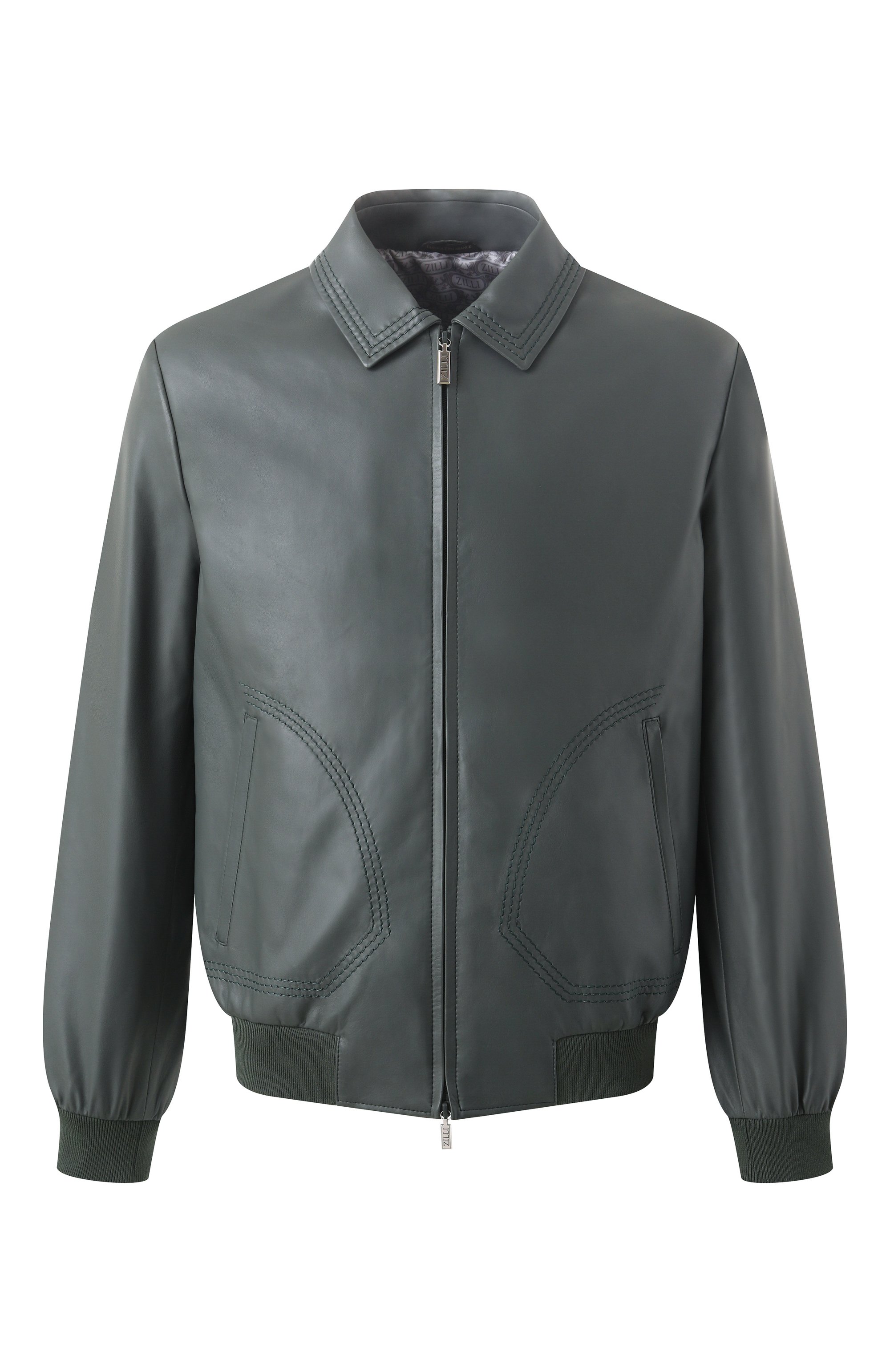 Кожаный бомбер ZILLI, арт. A0RYH1M1005VTSU00, фото 1
