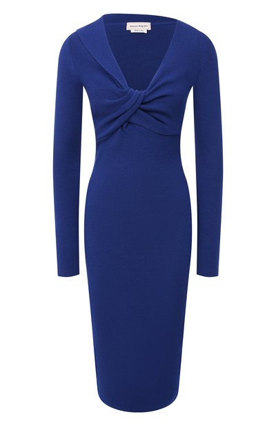 Женское шерстяное платье ALEXANDER MCQUEEN, арт. 650269/Q1AR9