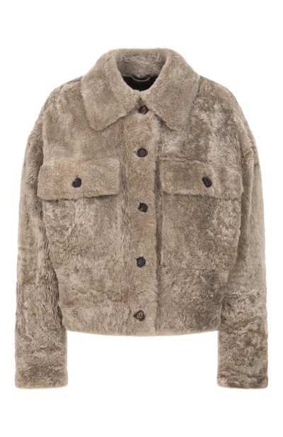 Женская дубленка из овчины BRUNELLO CUCINELLI, арт. MPMBP7607P