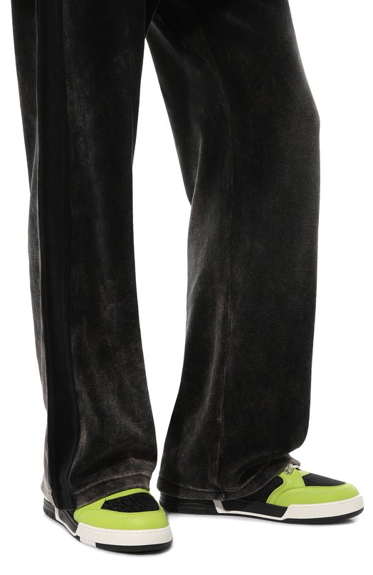 Комбинированные кеды Moschino MM15054G1I/101 Зелёный  MM15054G1I/101 Фото 3