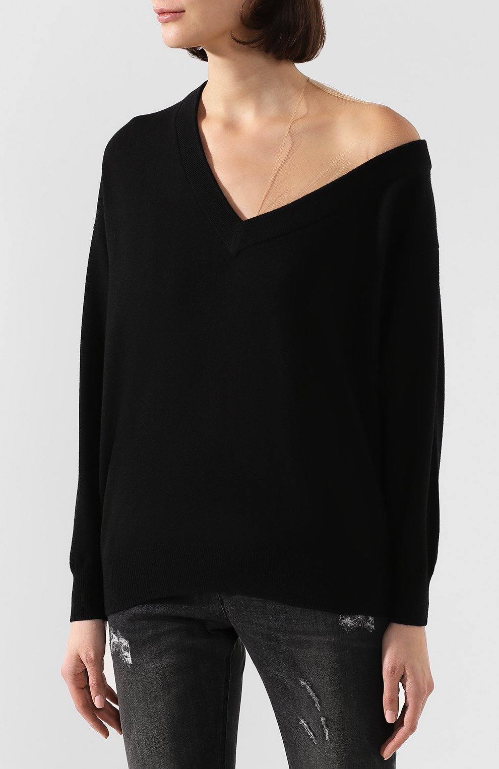 Пуловер из смеси шерсти и вискозы ALEXANDER WANG, арт. 1KC1201008, фото 3