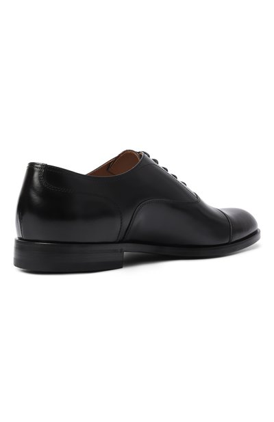 Кожаные оксфорды GREEN GEORGE черного цвета по цене 53350 руб., арт. 5027/P0LISHED, фото 4 Кожаные оксфорды GREEN GEORGE, арт. 5027/P0LISHED, фото 4