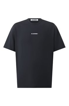 Мужская футболка JIL SANDER черного цвета, арт. J47GC0023/J20033 | Фото 1 (Драгоценные камни: Проставлено; Материал сплава: Проставлено; Рукава: Короткие; Материал внешний: Синтетический материал; Длина (для топов): Стандартные; Стили: Кэжуэл; Принт: Без принта; Мужское Кросс-КТ: Футболка-одежда; Кросс-КТ: Джерси)