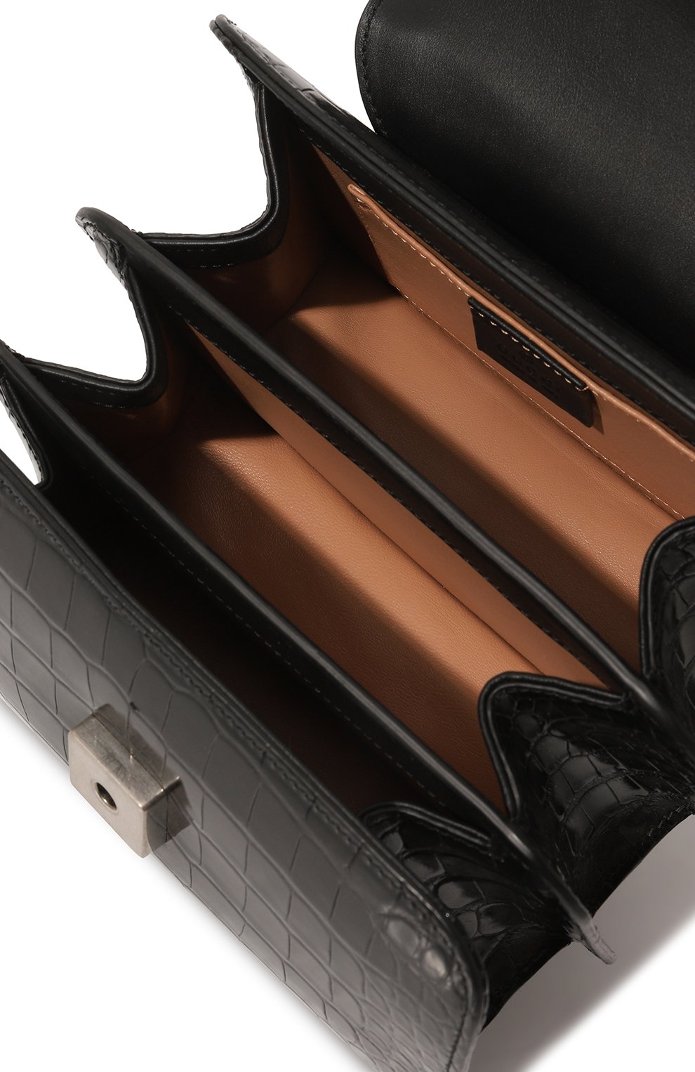 Сумка thiara из кожи аллигатора GUCCI черного цвета по цене 2671200 руб., арт. 488667 EV4AY, фото 5 Сумка thiara из кожи аллигатора GUCCI, арт. 488667 EV4AY, фото 5