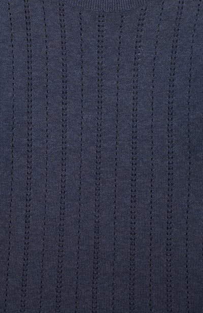 Кашемировый пуловер OSCAR ET VALENTINE голубого цвета по цене 27750 руб., арт. TOP15, фото 3 Кашемировый пуловер OSCAR ET VALENTINE, арт. TOP15, фото 3