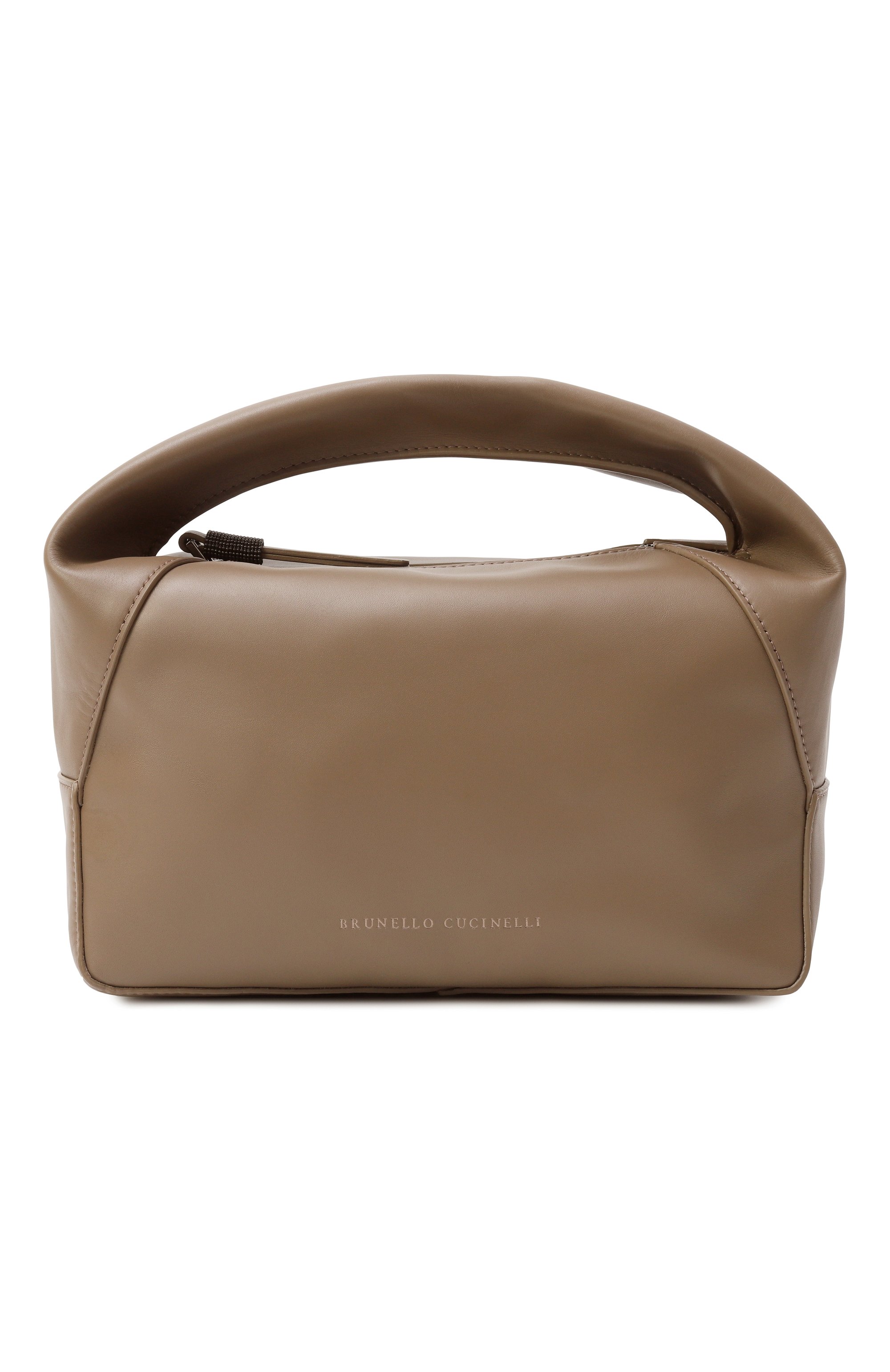Сумка bc duo BRUNELLO CUCINELLI темно-бежевого цвета по цене 310000 руб., арт. MBHED2676, фото 1 Сумка bc duo BRUNELLO CUCINELLI, арт. MBHED2676, фото 1