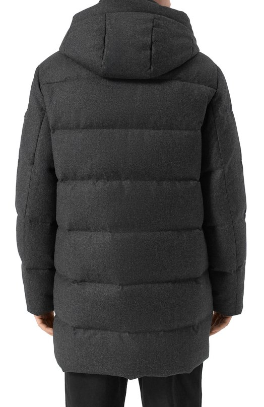 Пуховик из шерсти и кашемира Duno MAGNUS/LEVIC0 Серый  MAGNUS/LEVIC0 Фото 4