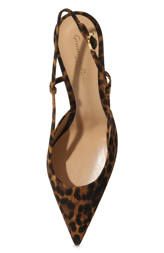 Замшевые туфли Ascent Gianvito Rossi G95335.85LAC.CMDALLP Леопардовый  G95335.85LAC.CMDALLP Фото 6