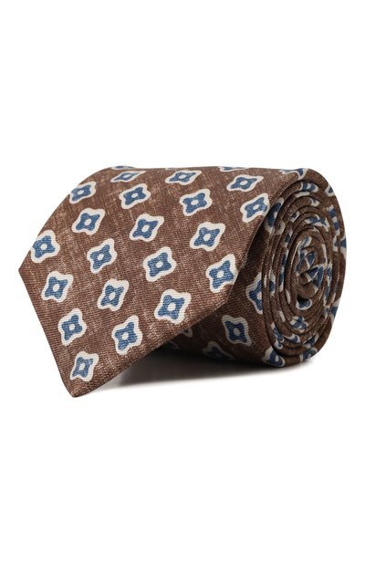 Мужской шелковый галстук KITON, арт. UCRVKLC01I39