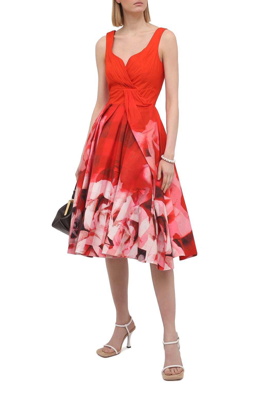 Хлопковое платье ALEXANDER MCQUEEN, арт. 651668/QCACD, фото 2
