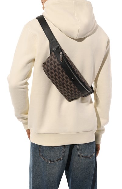 Поясная сумка pennant BALLY коричневого цвета по цене 79150 руб., арт. MAS01V/TP072, фото 2 Поясная сумка pennant BALLY, арт. MAS01V/TP072, фото 2