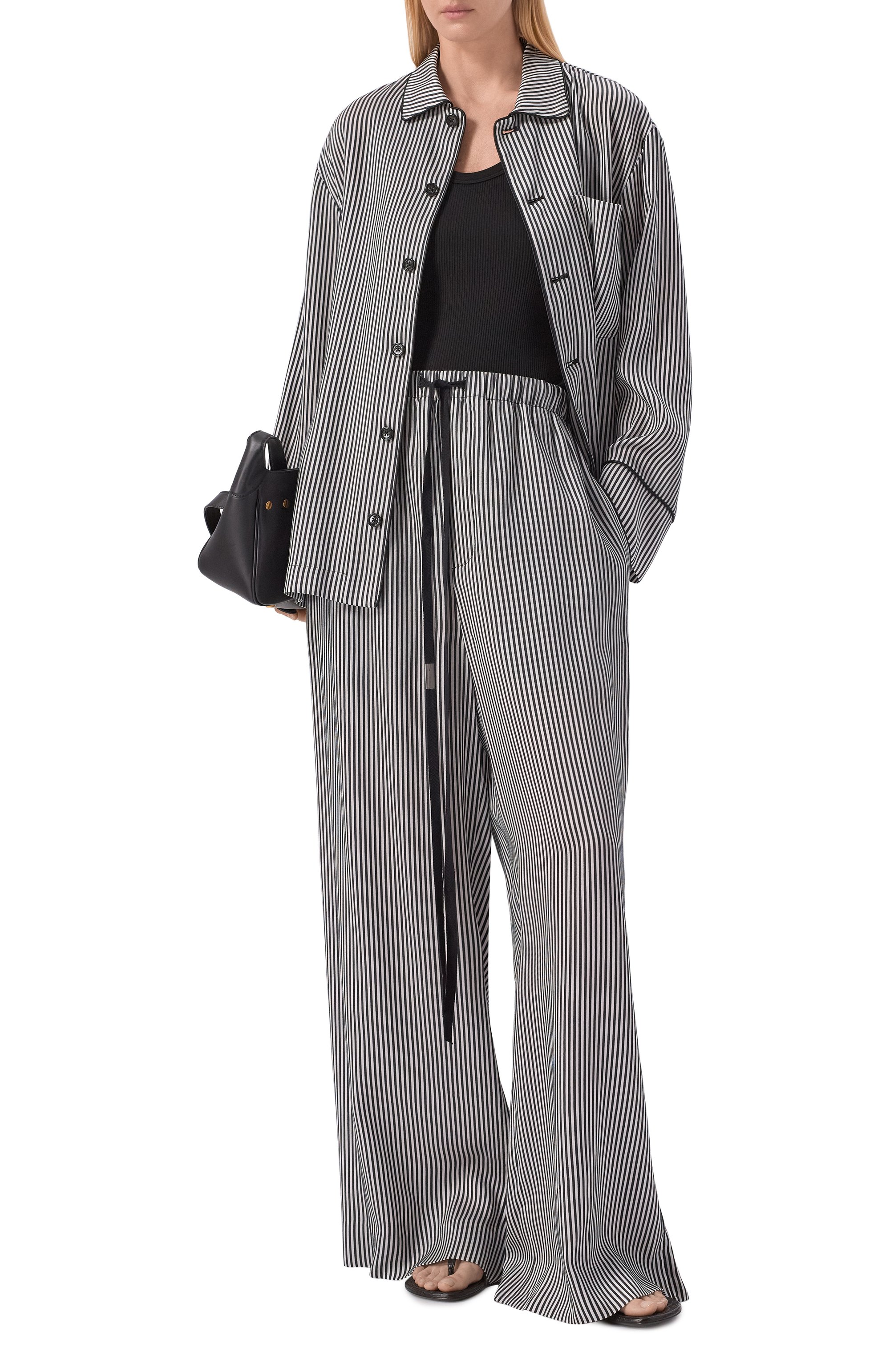 Рубашка из лиоцелла и шелка ANN DEMEULEMEESTER, арт. B0014007/FA737, фото 2